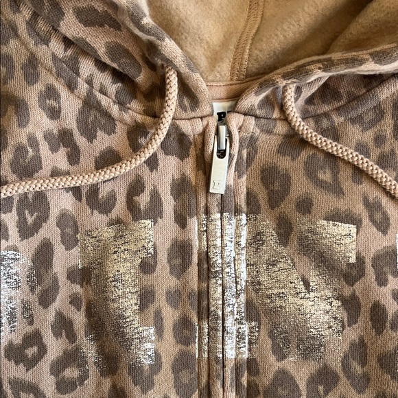 Pink by Victorias Secret Leopard Print Hoodie - Picture 13 of 16
